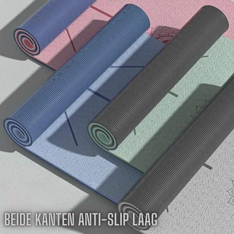 Milieuvriendelijke Antislip Yogamat met Draagriem