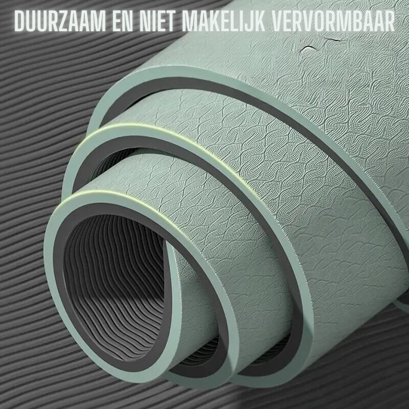 Milieuvriendelijke Antislip Yogamat met Draagriem
