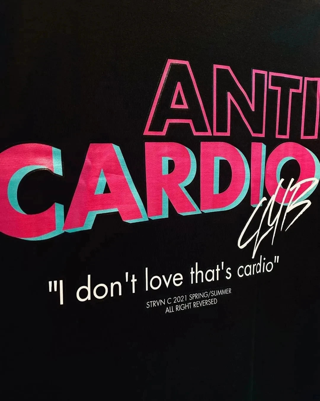 ANTI CARDIO Oversized Gym T-Shirt