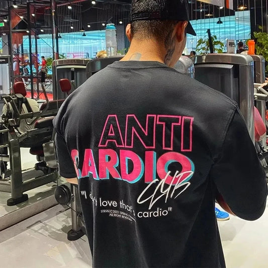 ANTI CARDIO Oversized Gym T-Shirt