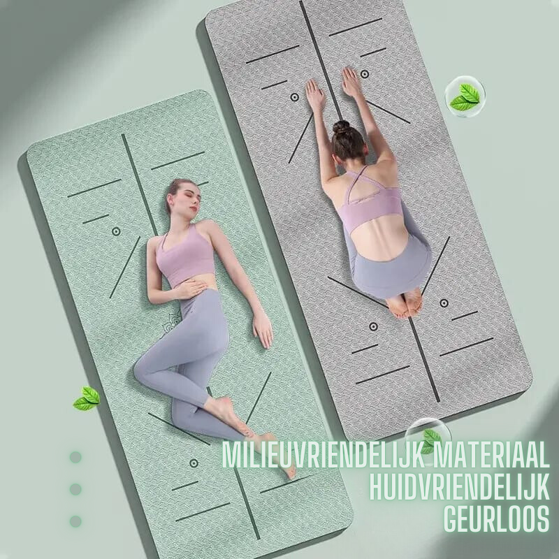 Milieuvriendelijke Antislip Yogamat met Draagriem